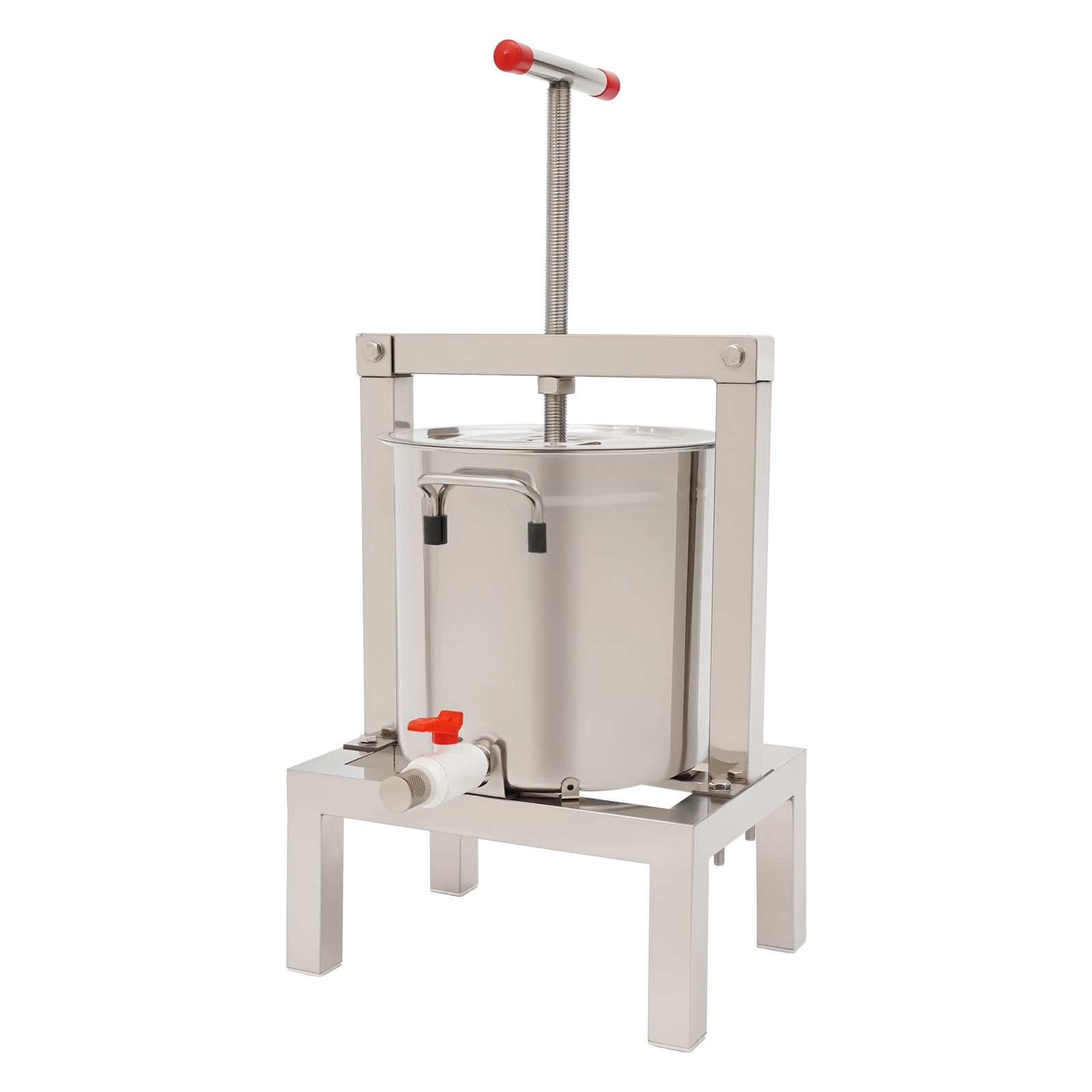 Manual Fruit Juicer Grape,  Juice Extractor 2.6gal/10L with Press Handle