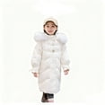 thumbnail image 2 of LNMQLPDBS Toddler Girl Coats Teen Boy Hoodie Baby Boy Snowsuit Teen Hoodies Boys Boy Clothes 3t Size 10/12 Girls Clothes Kids Clothes for Girls 7-8, White 9-10 Years, 2 of 5