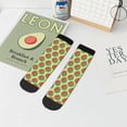 thumbnail image 7 of Pofeuu Summer Watermelon Print 30cm Socks, Adult Running Hiking Socks for Youth and Adult, 7 of 7
