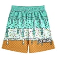 thumbnail image 4 of Toddler Pants Kids Elastic Waist Casual Shorts Soft Breathable Everyday Play Sky Blue 170, 4 of 4