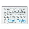 Pacon Chart Tablet, 1" Ruled, 24" x 16", White, 30 Sheets