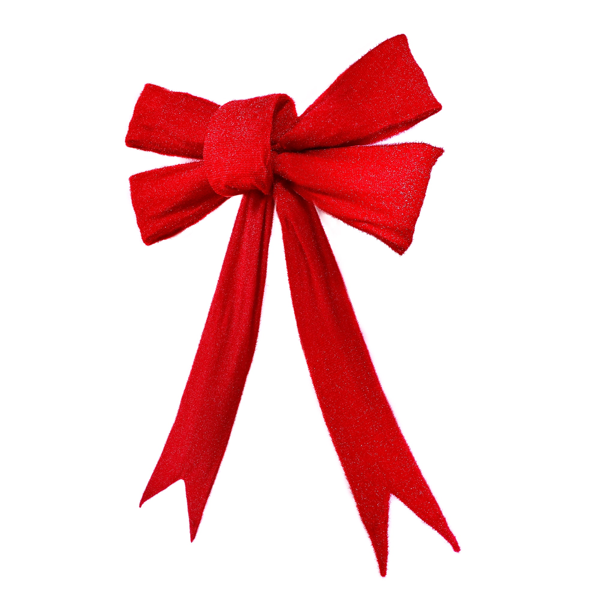 126 IN Lighted Red Bow Indoor/Outdoor Holiday Decor