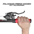 thumbnail image 4 of Mandos Bicicleta JAMER Dual Palanca Freno y Cambios 21 Velocidades 25030, 4 of 7