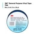 thumbnail image 7 of 3M Vinyl Tape 764, General Purpose, 2 in x 36 yd, Blue, 1 Roll, Light Traffic Floor Marking, Social Distancing, Color Coding, Safety, Bundling, 7 of 7