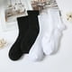 thumbnail image 4 of Calcetines largos para hombre de colores lisos, gruesos y resistentes a los olores y que absorben la humedad, 4 of 8