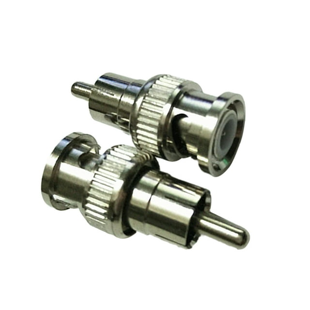 5 piezas BNC a RCA RG59 Conectores para Audio Video Càmara Adaptador CUTICAT BNC macho a RCA macho