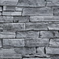 thumbnail image 4 of MoreFarther Gray Brick Peel and Stick Self Adhesive Wallpaper, 17.71"x236.22", 1 Piece, 4 of 8