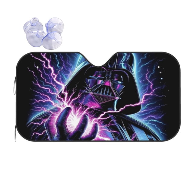 Dar-th Vader Car Sunshade Windshield Sun Shade Protection Foldable Front Windshield Sunshade