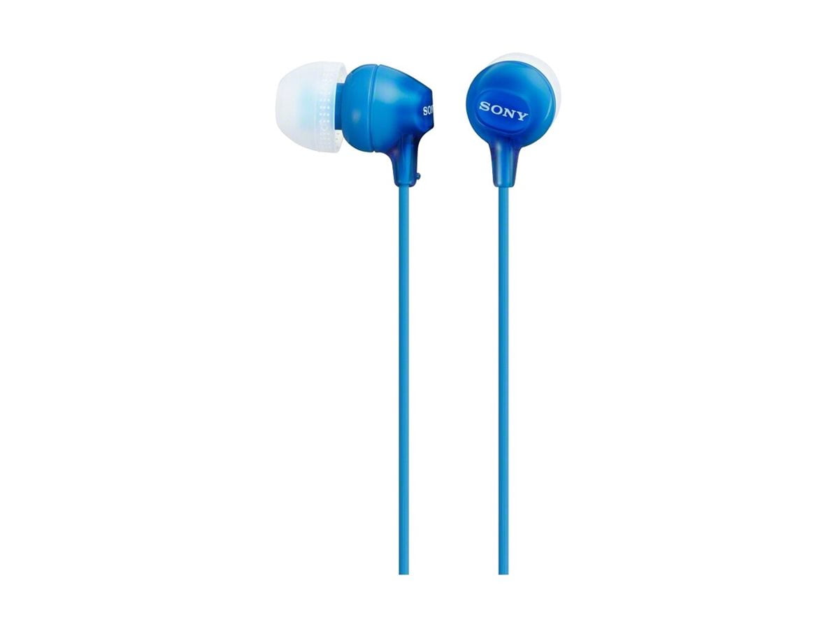 Sony MDR-EX15AP/L - EX Series - headset - in-ear - wired - blue