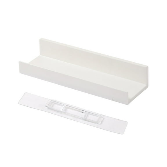 Adhesive No-drill Space Saving Shelf Wall Mounted Cosmetics Storage Holder