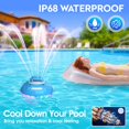 thumbnail image 3 of Altavoz Bluetooth para piscina Blufree con fuente colorida, 3 of 8