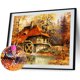 thumbnail image 2 of Cuadros Decorativos Pintura de diamantes DIY casa junto al lago arte de mosaico de diamantes redondos completos Ndcxsfigh Nuevos Originales, 2 of 9