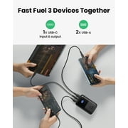 INIU Portable Charger, Smallest 22.5W 10000mAh Fast Charging Power Bank for iPhone & Samsung, Black
