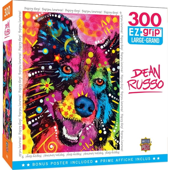 MasterPieces 300 Piece EZ Grip Jigsaw Puzzle - Happy Boy - 18"x24"