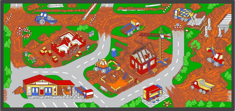 construction play mat