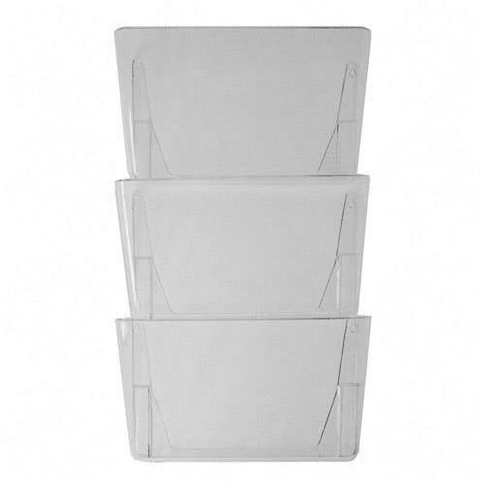 Sparco Stak-A-File Vertical Filing Systems, Clear, 3-Pack - image 3 of 3