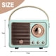 thumbnail image 2 of Altavoz Bluetooth retro, decoración vintage, pequeño altavoz Bluetooth inalámbrico, lindo estilo antiguo, 2 of 7