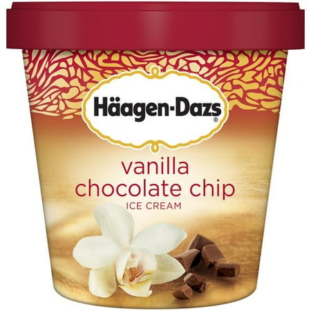 Haagen-Dazs Vanilla Chocolate Chip Ice Cream, 1 pt - Walmart.com