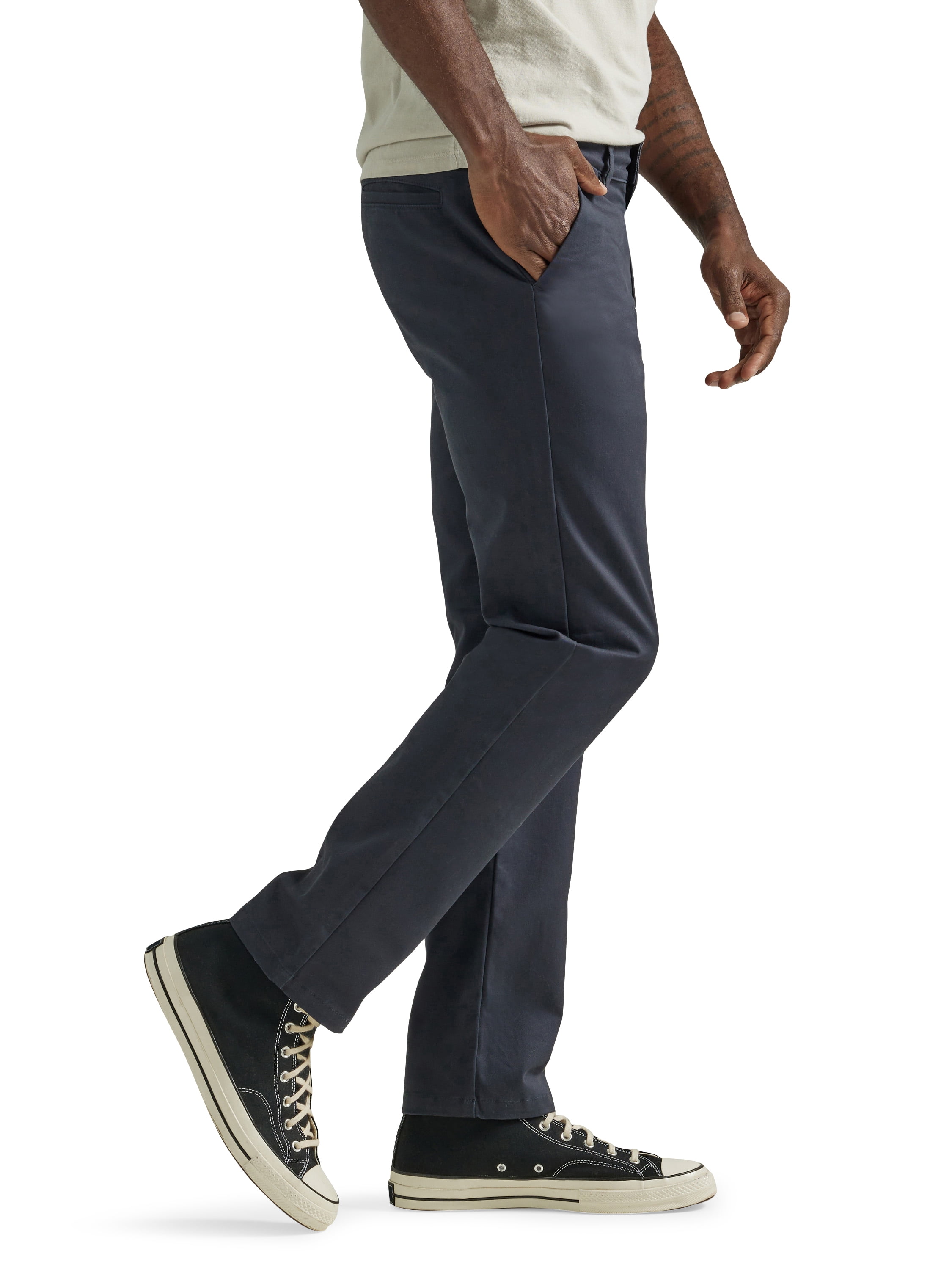 Lee® Men's Legendary Flat Front Slim Straight Pant with Wrinkle Resist