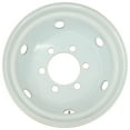 thumbnail image 3 of 19.5" Set of 4 19.5x6 White Steel Wheels For ISUZU NPR NPR-HD NQR NRR 1995-2025 OEM Design Replacement Rim 8980939730, 3 of 6