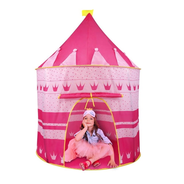Casa de Campaña y Juegos para Niños en Forma de Castillo Redlemon Plegable, Portátil, Fácil de Armar