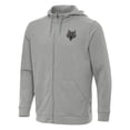 thumbnail image 2 of Men's Antigua Heather Gray Jacob Fatu Effortless Full-Zip Hoodie, 2 of 3