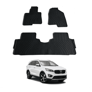 PantsSaver Custom Fit Automotive Floor Mats for Kia Rio 2021 All Weather  Protection for Cars, Trucks, SUV, Van, Heavy Duty Total Protection Black