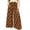 Coffee, variant on CHGBMOK Women's Polka Dot Wide Leg Pants Elastic High Waist Loose Casual Trousers Pull On Flowy Palazzo Pants with Pockets