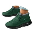 thumbnail image 3 of CAICJ98 Womens Boots Winter Waterproof Insulated Warm Lined Ankle Slip On Walking Comfortable Outdoor Snow Boots for Women (Green,Size 8), 3 of 9