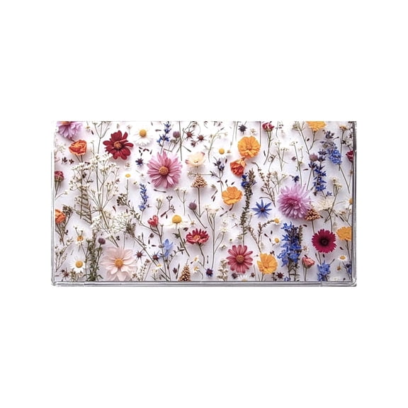 3 Year Spring Flowers 2027-2029 Pocket Calendar Planner with Note Pad USA Made by WINGS Craft