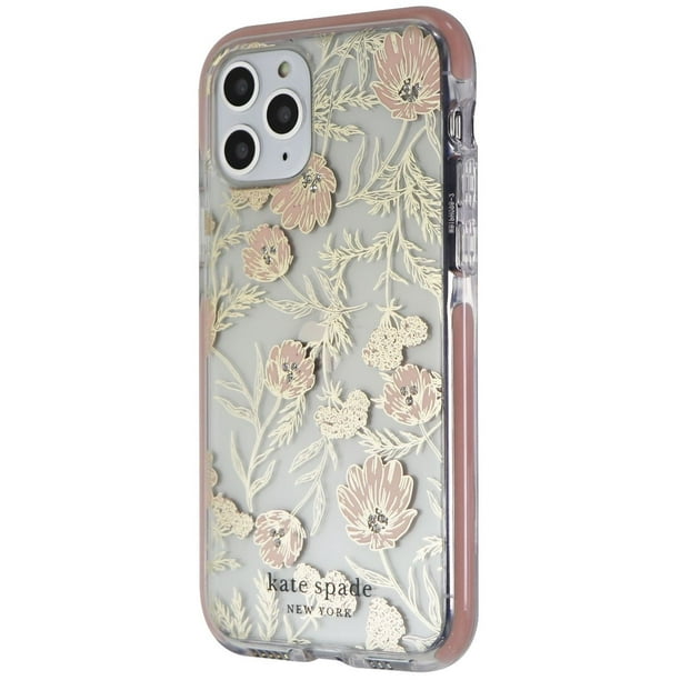Kate Spade New York Kate Spade Defensive Hardshell Case for iPhone 11 Pro -  Blossom Pink/Gold Gems 