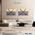 thumbnail image 4 of Elephant Stock Hockey Sticks Wall Art - Horizontal Canvas Wall Art - Living Room Wall Decor - Sports Canvas - Yellow And Brown Decor - 48" x 32", 4 of 8