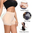 thumbnail image 6 of POP CLOSETS Butt Padded for Women Butt Lifter Panties Seamless Booty Boyshorts Hip Enhancer Fake Butt for Removable 4 Pads Underwear Shaper, 6 of 7