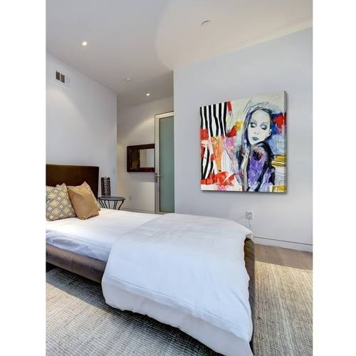 "Upside down Inside Out" Painting Print on Wrapped Canvas