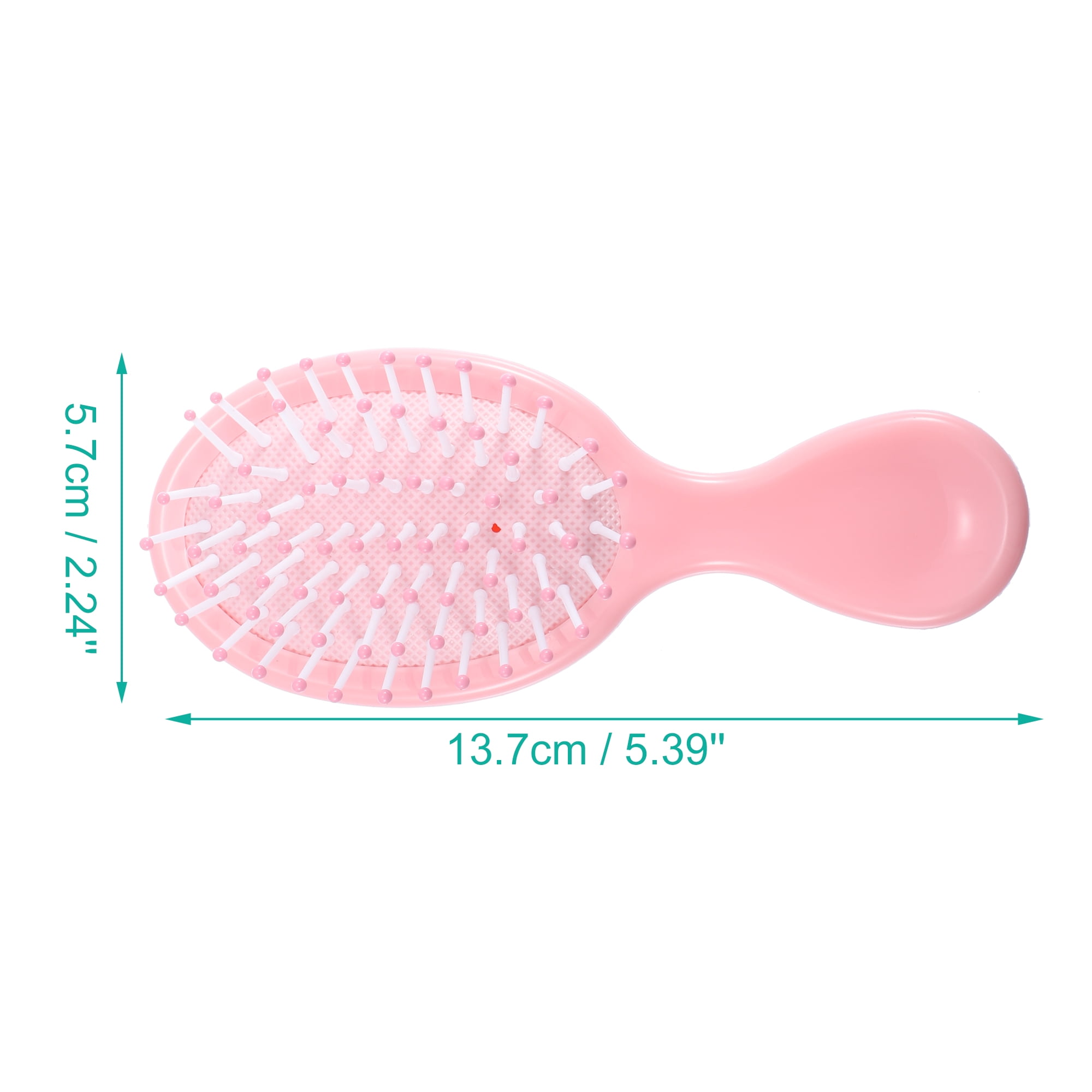 Unique Bargains 1Pc Pocket Detangling Brush Pink