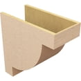 thumbnail image 5 of 11"W x 22"D x 22"H Classic Alpine Rough Cedar Woodgrain TimberThane Corbel, Primed Tan, 5 of 6