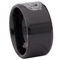 thumbnail image 6 of Celtic Triquetra Tungsten Carbide Ring, 6 of 9
