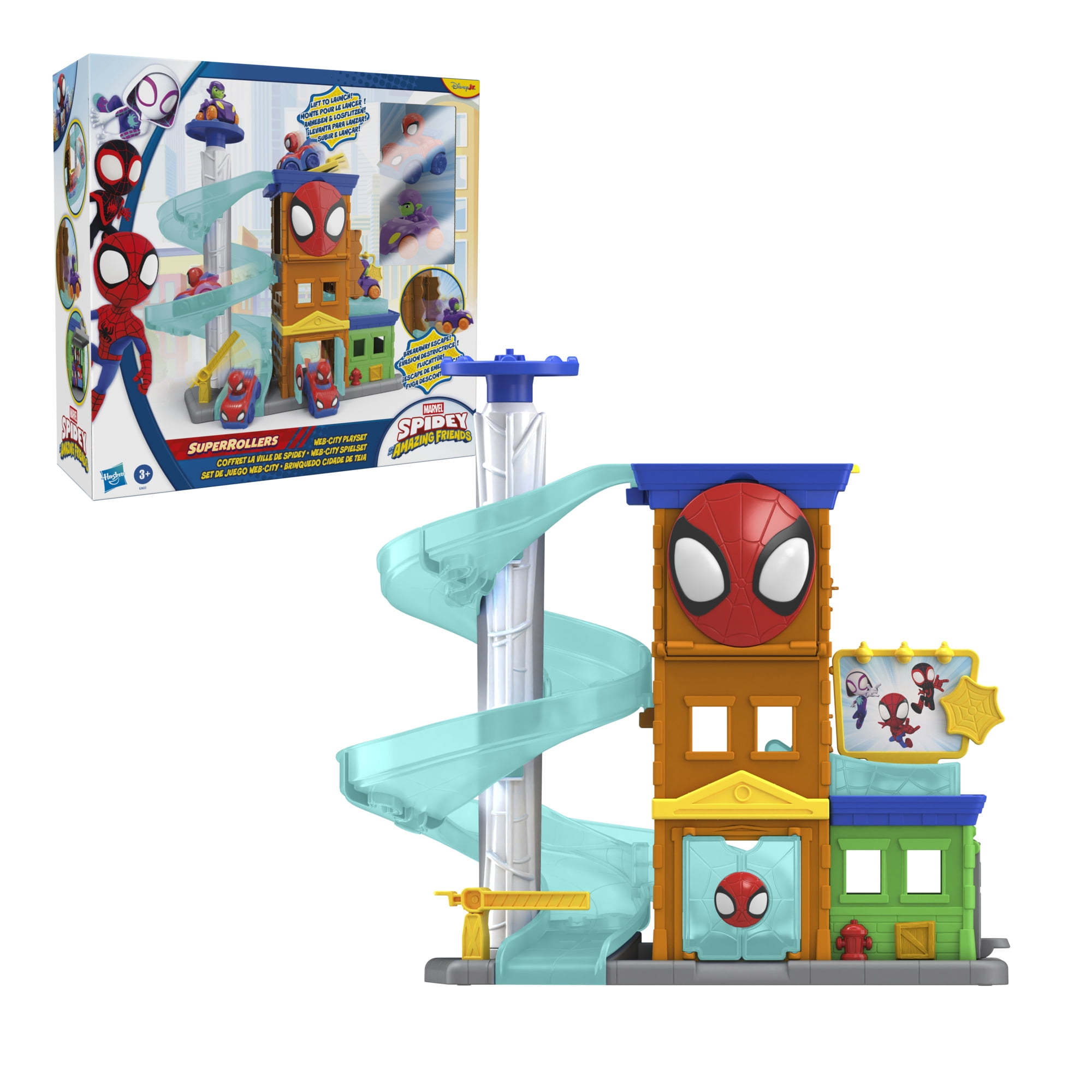 Marvel Spidey and his Amazing Friends Web-City Playset, Ages 3 and up