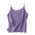 thumbnail image 3 of Rciityk V Neck Tank Tops for Women Summer Casual Spaghetti Strap Sleeveless Shirts, Daily Wear, Beach Vacation Clothes, 3 of 8
