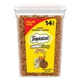 thumbnail image 3 of (4 pack) Temptations Jumbo Stuff Tasty Chicken Flavor Crunchy And Soft Treats For Cats, 14 Oz Tub, 3 of 13