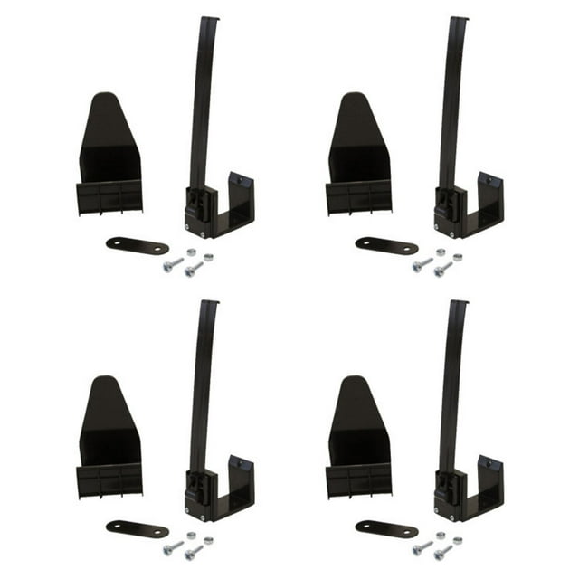 Meitianfacai Garage Door Banner Clips 4PCS/6PCS Springed Garage Door Banner Clamps With Installation Accessories Nylon Garage Door Banner Installation Clips For Halloween