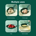 thumbnail image 2 of Spoon Anti-scald Kitchen Dumplings Filter Sieve Household Dumplings Reusable Strainer Tool Noodles Colander Plastic Cookware White, 2 of 8