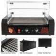 thumbnail image 2 of Great Northern Popcorn 9-Roller Hot Dog Grill with Bun Warmer and Cover, 2 of 8