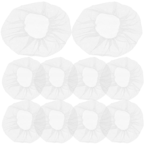 LOLIPPYY 100 Pcs Comfortable Hair Nets for Cooking in Nylon Material Simple Design