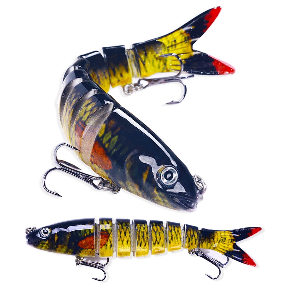 Animated lure Lifelike Bass Fishing Lure Top water Bass Lures Fishing Lures Multi Jointed Swimbait - Walmart Business Supplies Animated lure Lifelike Bass Fishing Lure Top water Bass Lures Fishing Lures Multi Jointed Swimbait - Walmart Business Supplies
