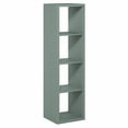 thumbnail image 5 of Furinno CUBICLE 4-Cube Thick Frame Reversible Open Back Bookcase Sage Green, 5 of 5