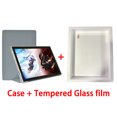 thumbnail image 1 of Étui pour Teclast M50 Pro 10.1 Pouces Tablette, Étui Souple TPU la Plus Récente pour T40S T50pro P20HD M40 Air P20 M40Pro P25 P30HD M40S M40plus Film en Verre Gris-B M50, 1 of 6