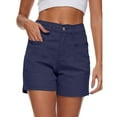 thumbnail image 2 of Seductiva Women's Shorts Women Denim Shorts Cut Mid Jean Shorts Womens Workout Shorts, 2 of 4