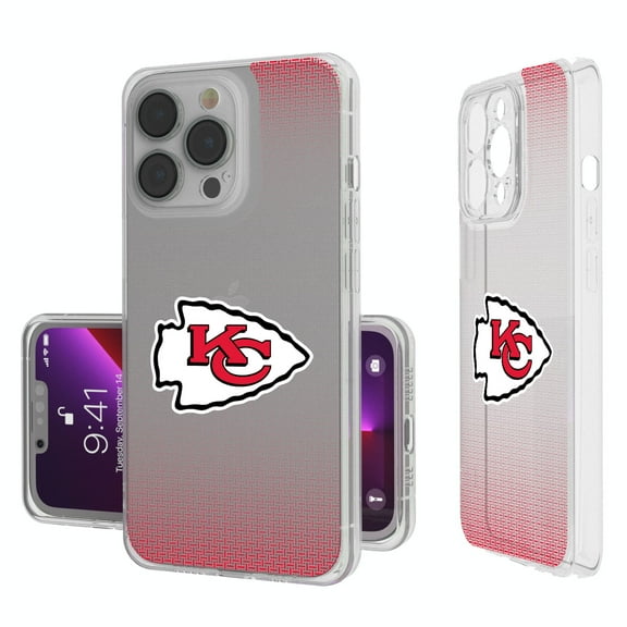 Kansas City Chiefs Linen Logo iPhone Clear Case