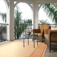 thumbnail image 3 of Safavieh Courtyard Derek Oriental Indoor/Outdoor Area Rug, Natural/Terracotta, 8' x 11', 3 of 9